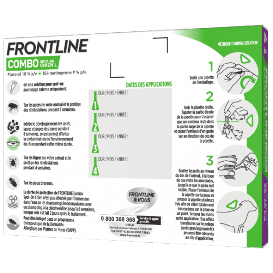 Frontline Combo pour chien... Frontline Combo pour chien...