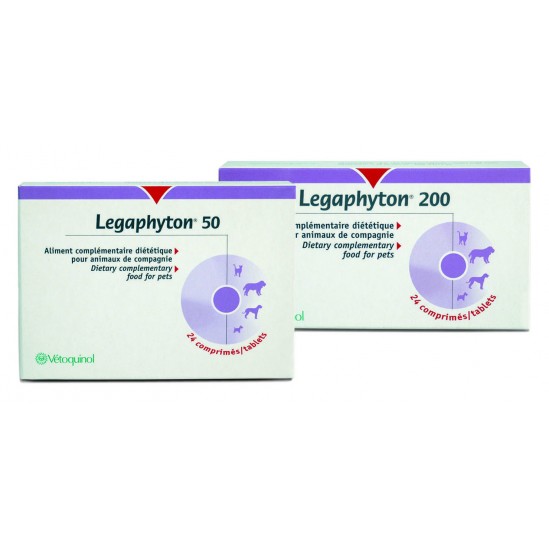 Legaphyton 200 - fonction hépatique et rénale chien et chat (24cp)