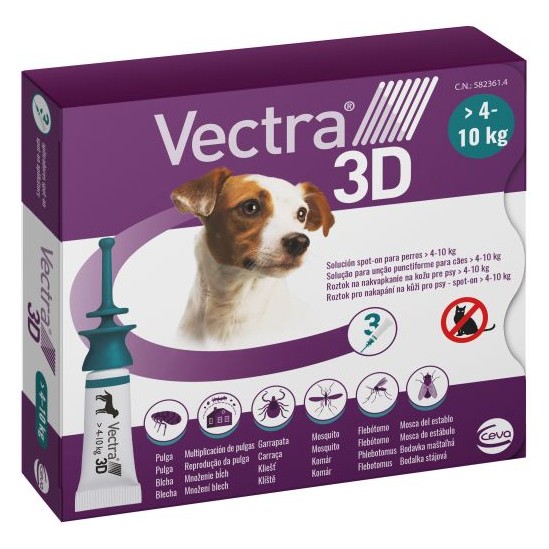 Vectra 3D Pipettes Chien 25 à 40 Kg