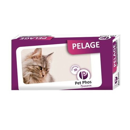Pet Phos Pelage Chat 36 Comprimés