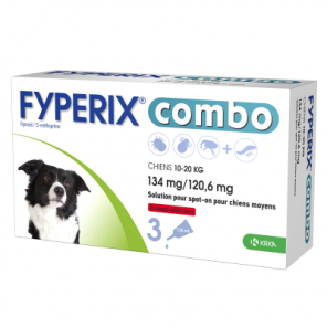 Fyperix combo pipettes spot-on chien 10-20 Kg