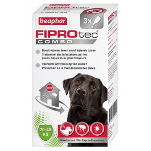 Beaphar Fiprotec Combo Chien 20-40kg - 3 pipettes