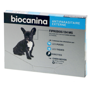 Fiprodog Chien Moyen 134mg - 3 pipettes