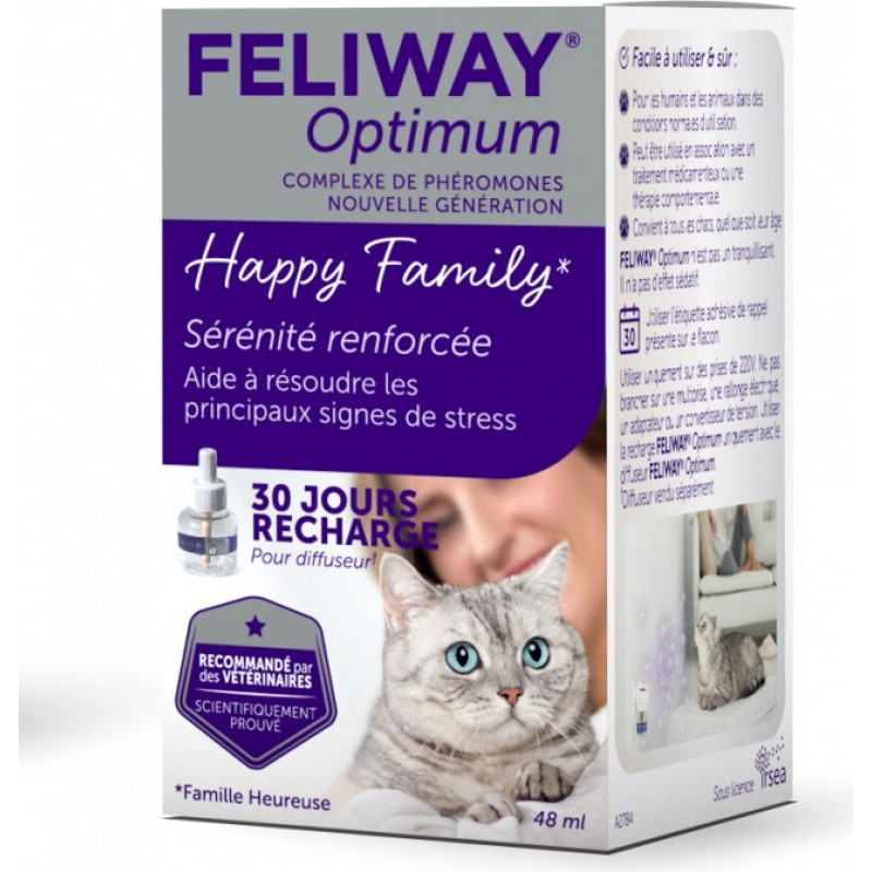 Feliway diffuseur d'intérieur pour chat + recharge de 48 ml
