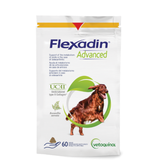 Flexadin Advanced chien 60 Bouchées - Soutien des articulations