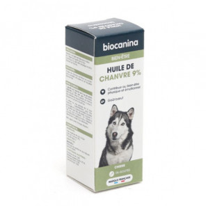 Huile de chanvre 9% biocanina chien