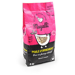 Magalli - Aliment complet poule d'ornement 4 kg