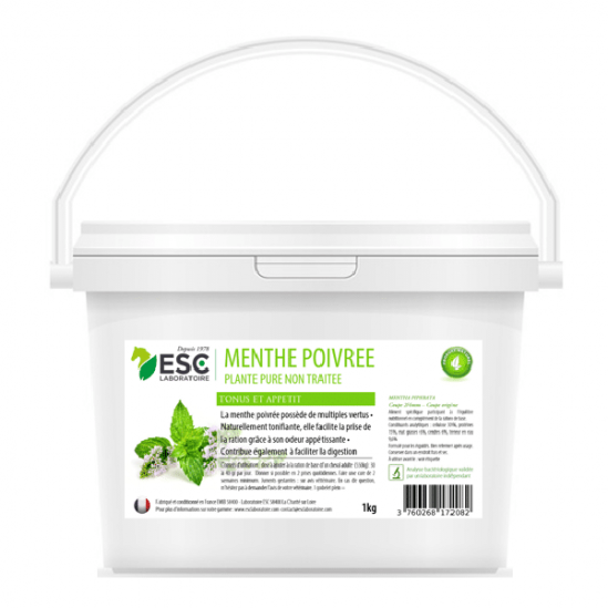 Esc laboratoire menthe poivrée tonus et appetit 1kg