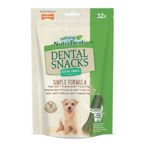 Nylabone dental snacks extra small collations nurti dent 32 paquets