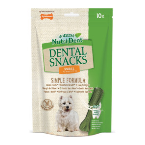 Nylabone dental snacks small collations nurti dent 10 paquets