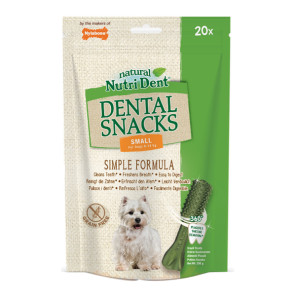 Nylabone dental snacks small collations nurti dent 20 paquets