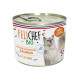 FELICHEF - Mousse gourmande pour chat BIO au Saumon (pack de 12x200gr)