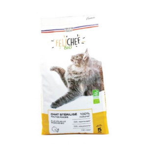 FELICHEF - Croquettes pour chat BIO - Chat Stérilisé 2 kg