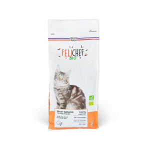 FELICHEF - Croquettes pour chat BIO - Chat Senior