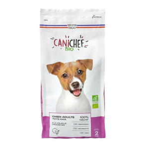 CANICHEF - Croquettes pour chien BIO - Chien Petite Race 2 kg