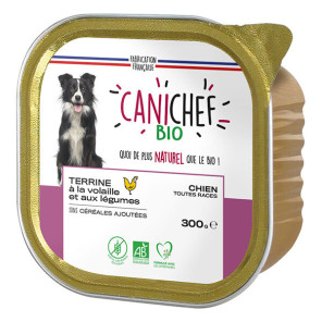 CANICHEF - Terrine pour chien volaille sans céréales