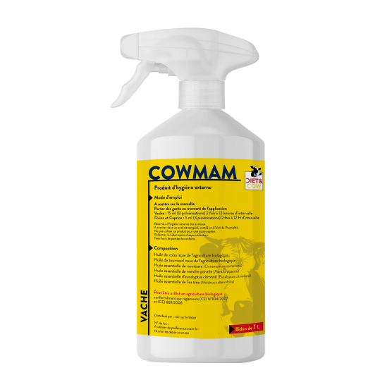 COWMAM 1 litre Pour l'hygiène de la mamelle