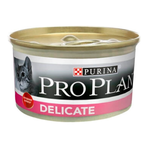 Purina pro plan chat delicate mousse dinde 24x85g