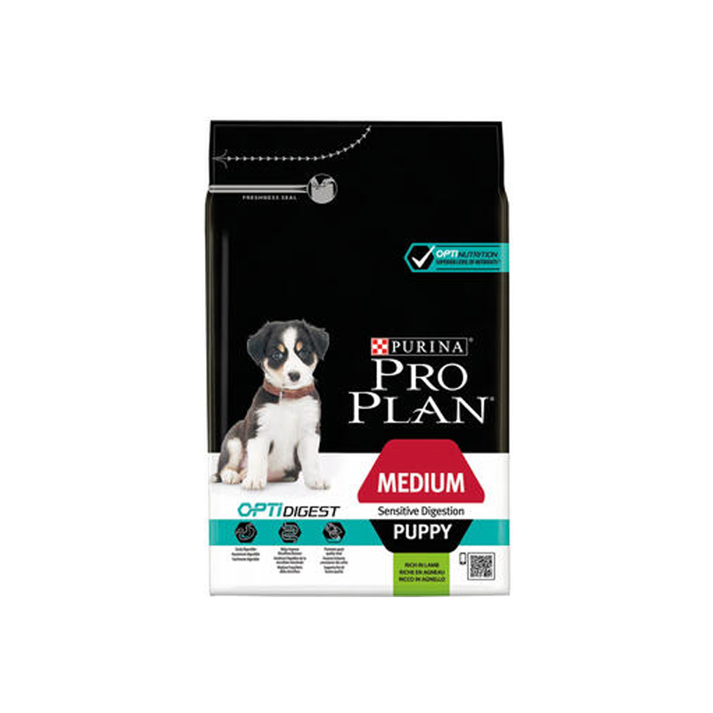 Purina pro plan chiot medium puppy optidigest agneau 12kg