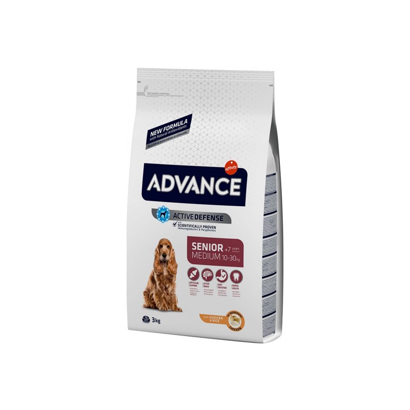 Advance Senior medium chien + de 7ans 12kg