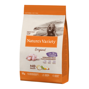 Nature´s Variety Original medium dinde pour chien adulte 10kg