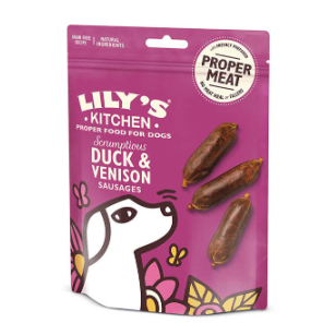 Lily's kitchen - Duck and Venison Sausages 70g