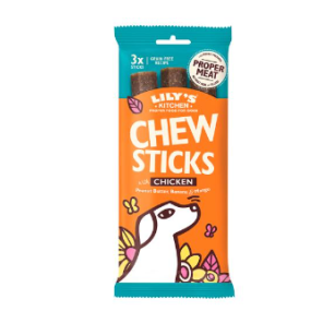 Lily's kitchen - Chew Sticks friandises Poulet 3 x 120 g