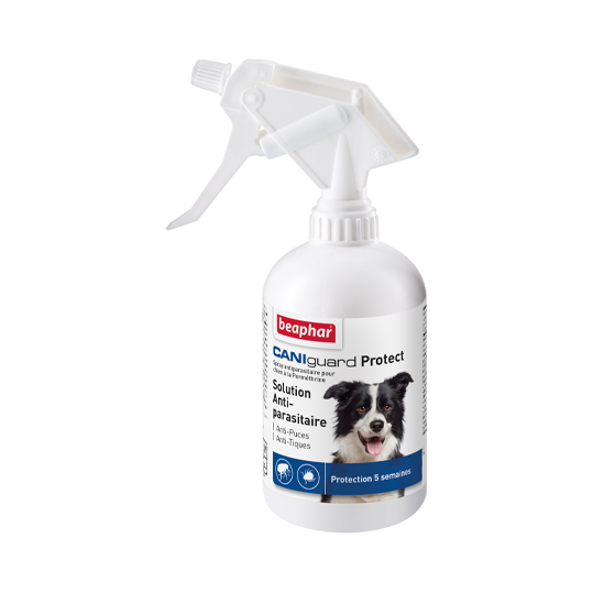 Beaphar Caniguard Protect, Spray Chien Anti-puces et Tiques 250mL