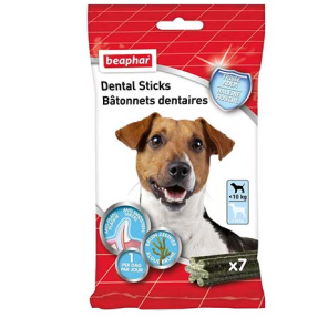 Beaphar Dental Sticks 7 Bâtonnets Dentaires Petit Chien