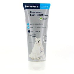 Shampoing Éclat Poils Blancs – Biocanina – 200 ml