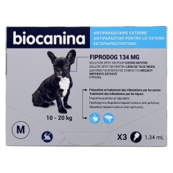 FIPRODOG CHIEN MOYEN 134MG – Boîte de 3 Pipettes