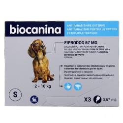 FIPRODOG PETIT CHIEN 67MG – Boîte de 3 Pipettes