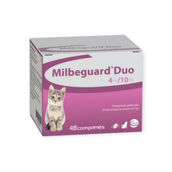 Milbaguard Duo Petits Chats et Chatons (0,5 à 2 kg) – Boîte de 2 Comprimés (anciennemment milbactor)