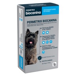 Permetrix Petit Chien x3 pipettes – Biocanina