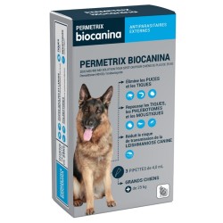 Permetrix Grand Chien x3 pipettes – Biocanina