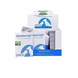 SEDAPHYTOL Comprimés – Green Vet – Présentoir de 30 blisters de 10 comprimés – Chien et Chat
