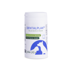 DENTALPLAK Hygiène Bucco-Dentaire Chien et Chat – Greenvet – Pot de 50 g