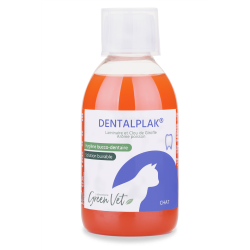 DENTALPLAK Liquide Arôme Poulet – Greenvet – Flacon de 250 ml