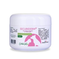 SECURIDERM Baume – Greenvet – Soin cutané chien et chat – Pot de 90 g