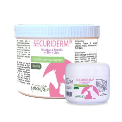 SECURIDERM Baume – Greenvet – Soin cutané chien et chat – Pot de 500 g