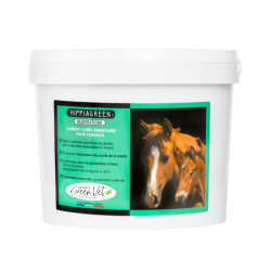 HIPPIAGREEN Respiratoire Greenvet – Aliment Complémentaire pour Chevaux – 1 kg