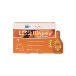 Dermoscent Essential 6 Spot-on Chien 20 à 40 kg – Boîte de 4 pipettes