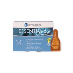 Dermoscent Essential 6 Spot-on pour Chat 0,6 ml – Boîte de 4 pipettes