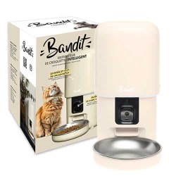 Distributeur de croquettes intelligent crème BANDIT
