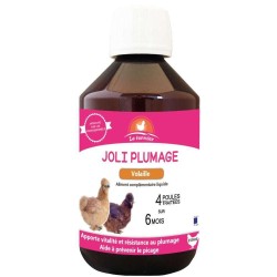 Le Fermier – Joli Plumage – Complément alimentaire pour volailles – Flacon 250 ml
