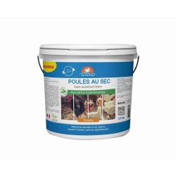 Le Fermier Poules Au Sec – Litière Asséchante pour Poulailler – 2,5 kg
