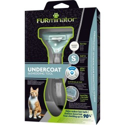 Furminator Anti-Mue Poils Courts Chat S – Brosse de Toilettage