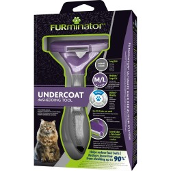 FURminator Brosse de toilettage pour chats à poils longs