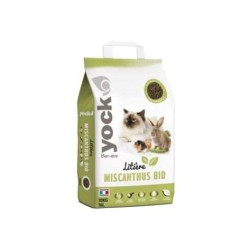 Litière de Miscanthus Bio – 16 L – Yock Bien-Être