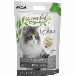 Essentiel  Litière Naturelle Charbon Actif – 15 L –  Agecom